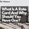 What Is A Rate Card And Why Should You Have One? - Net Influencer