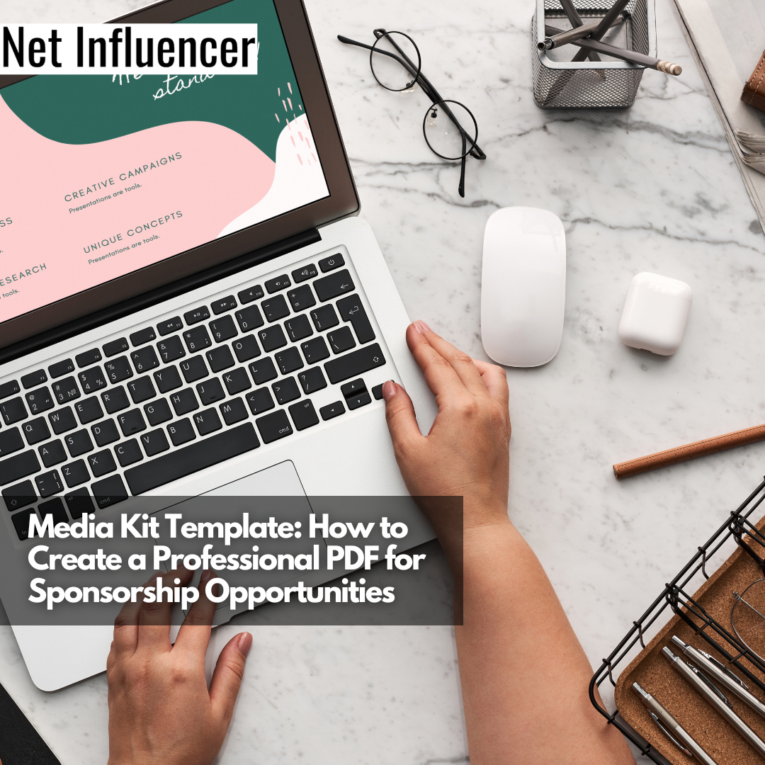 Media Kit Template How to Create a Professional PDF for Sponsorship Opportunities