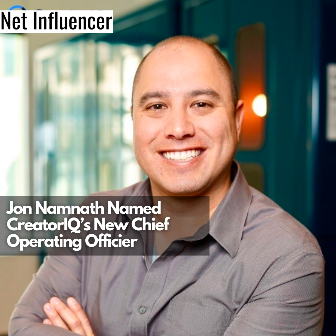 Jon Namnath Named CreatorIQ’s New Chief Operating Officier