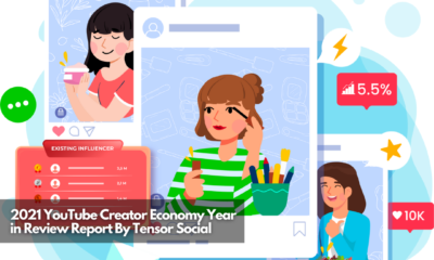 2021 YouTube Creator Economy Year in Review Report By Tensor Social