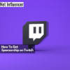 How To Get Sponsorship on Twitch