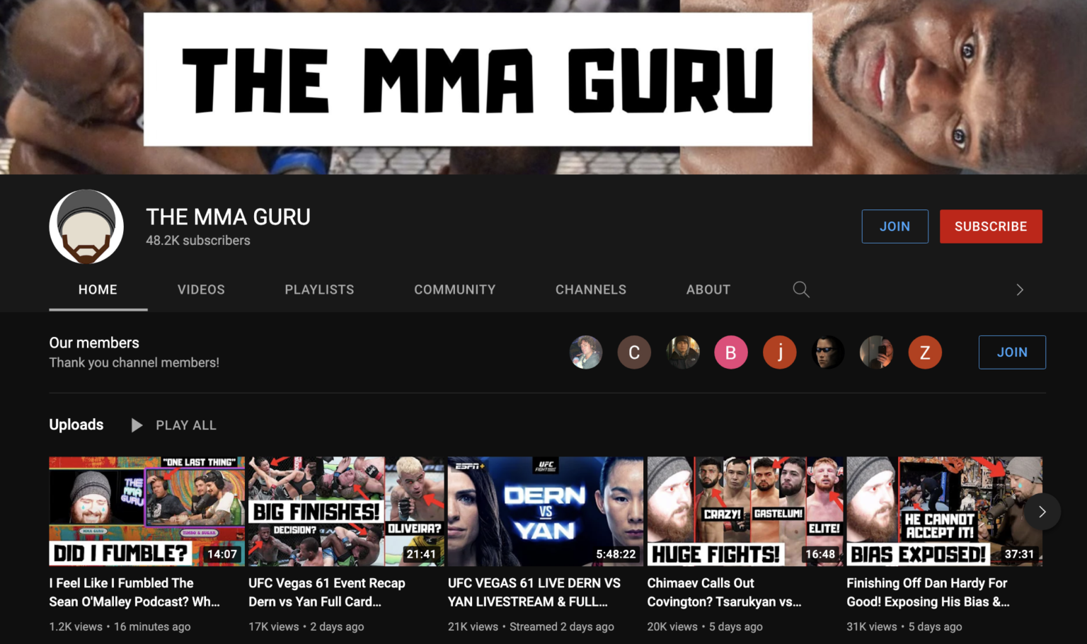 12 Top MMA YouTube Channels To Follow