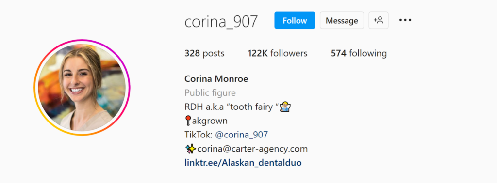 Dental Hygienist and Content Creator Corina Monroe of Corina_907 on Making Viral Content