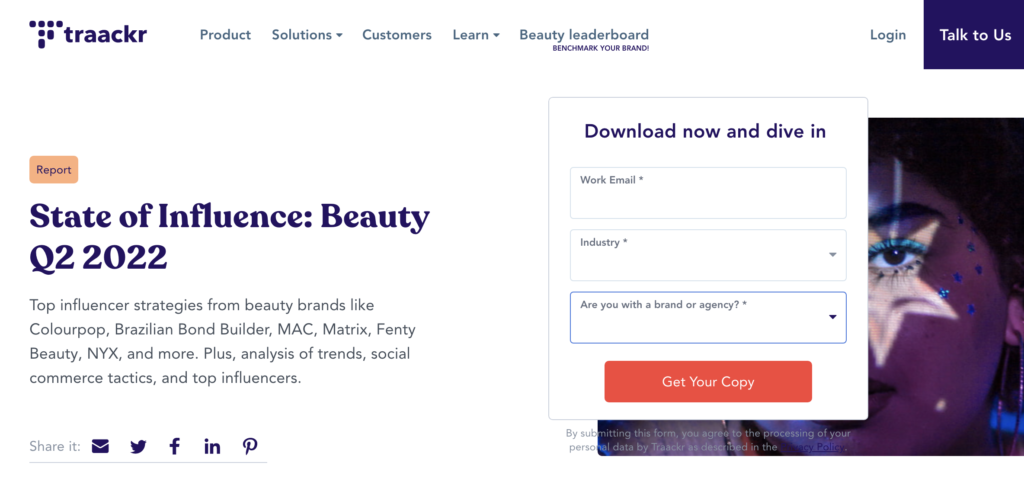 The Beauty State of Influence: Q2 2022 Report by Traackr