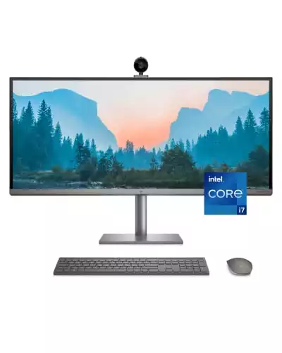 HP Envy 34” All-in-One Desktop, NVIDIA GeForce RTX 3060, 11th Gen Intel Core i7-11700 Processor