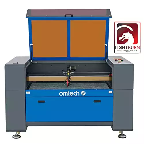 OMTech 100W Laser Engraver and Cutter with LightBurn