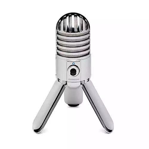 SAMSON Meteor Mic USB Studio Condenser Microphone (Chrome)