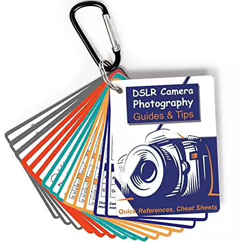 Photography Accessories DSLR Cheat Sheet Cards for Canon
