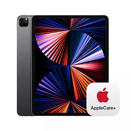 Apple 2021 12.9-inch iPad Pro (Wi-Fi + Cellular, 512GB) - Space Gray with AppleCare+ (2 Years)