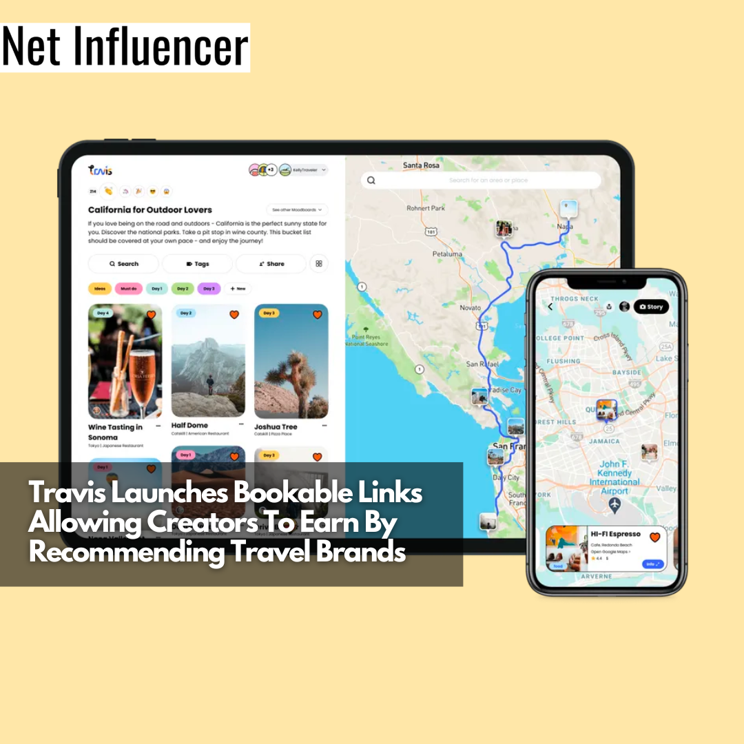 Travis Launches Bookable Links Allowing Creators To Earn By Recommending Travel Brands