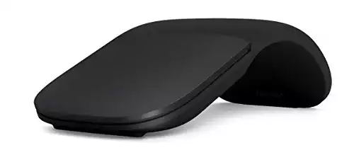 Microsoft Arc 鼠标 - 黑色。 时尚、符合人体工学的设计