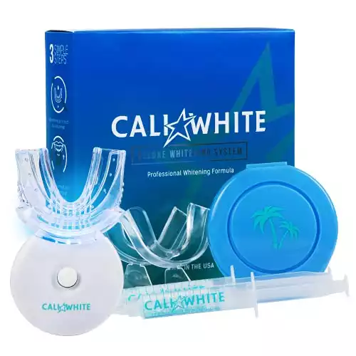 Cali White Teeth Whitening Kit with LED Lighte