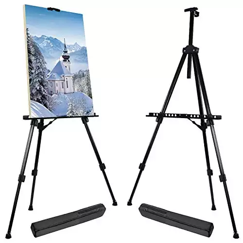 Portable Artist Easel Stand – Adjustable Height Painting Easel