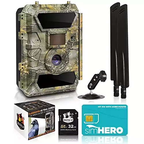 CREATIVE XP Cellular Trail Camera - Outdoor 1080p HD Game Camera w/ Night Vision