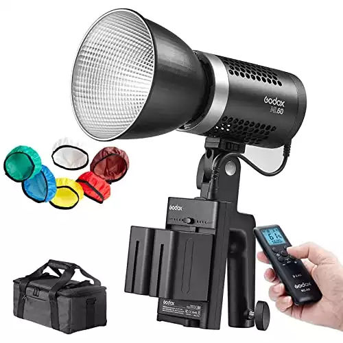 Godox ML60 LED Light, 60W Portable Handheld LED Video Light