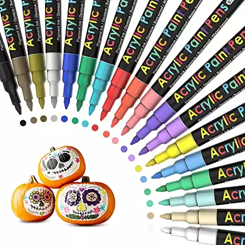 Acrylic Paint Pens Paint Markers Set of 18