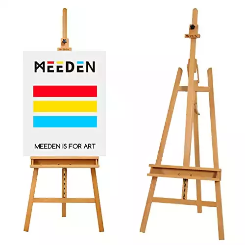 MEEDEN Large Painters Easel of Max Height 89