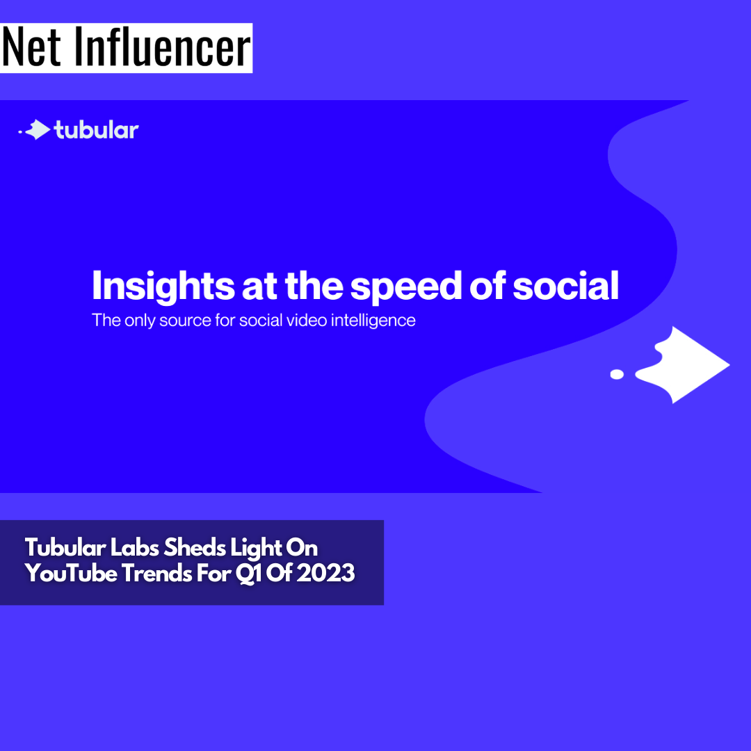 Tubular Labs Sheds Light On YouTube Trends For Q1 Of 2023