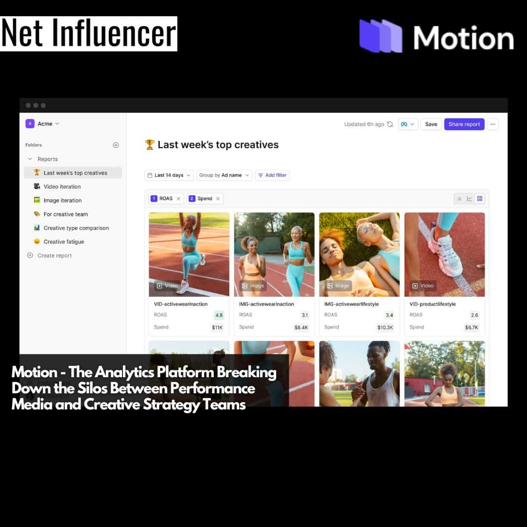 Motion - The Analytics Platform Breaking Down the Silos Between Performance Media and Creative Strategy Teams