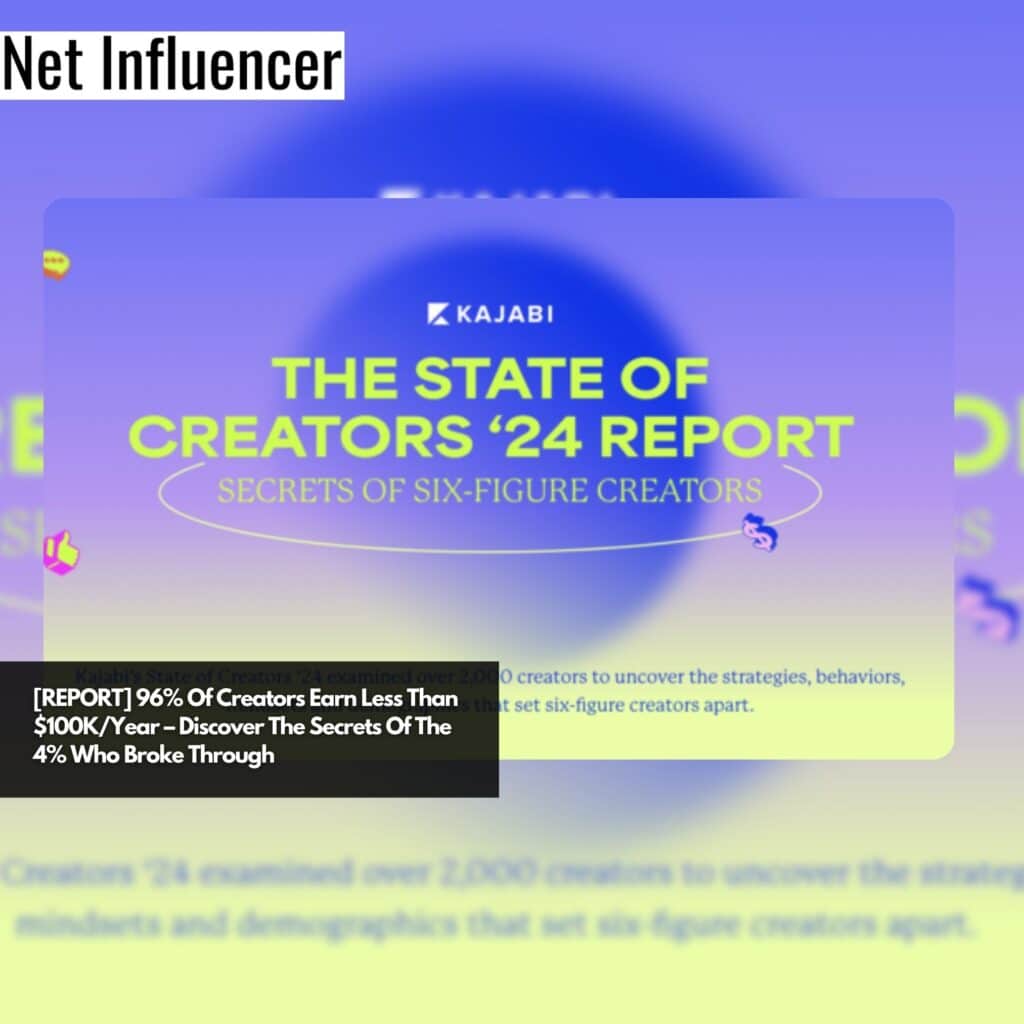[REPORT] 96% Of Creators Earn Less Than $100K/Year – Discover The ...
