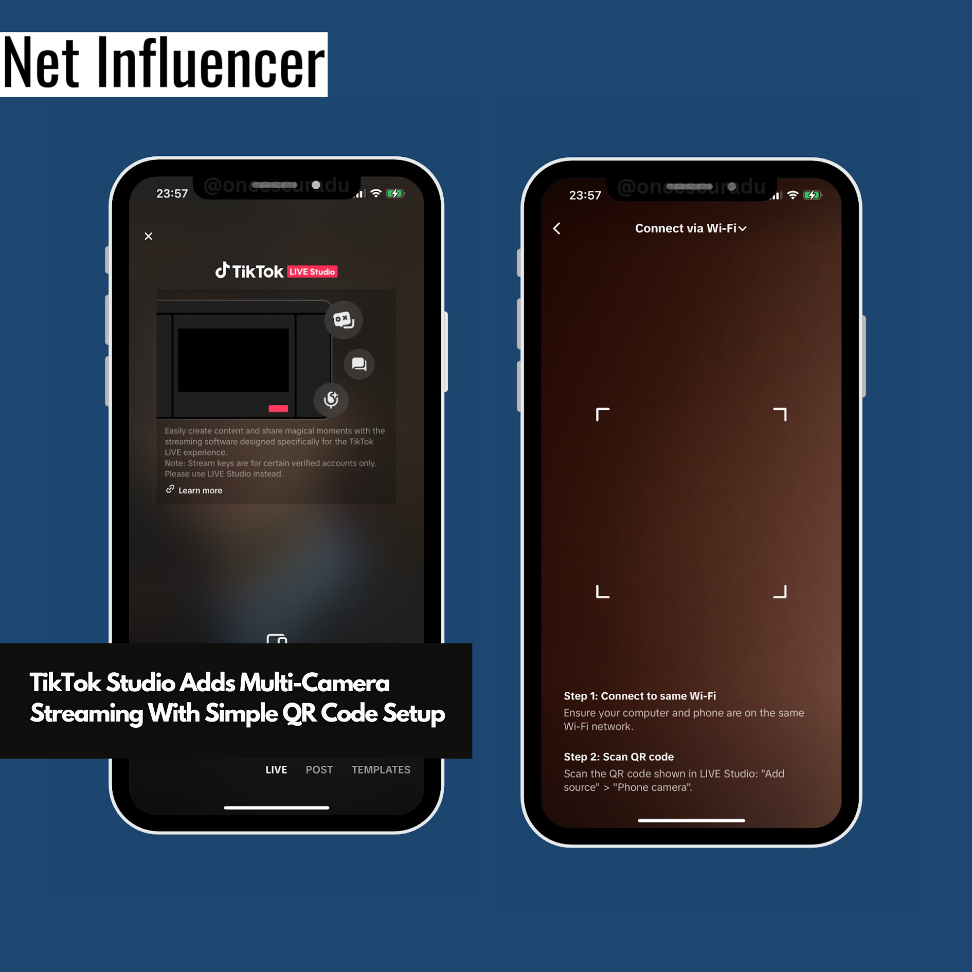 TikTok Studio Adds Multi-Camera Streaming With Simple QR Code Setup
