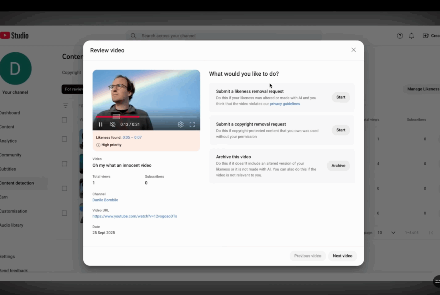 YouTube Rolls Out AI Deepfake Detection Tool For Partner Program Creators