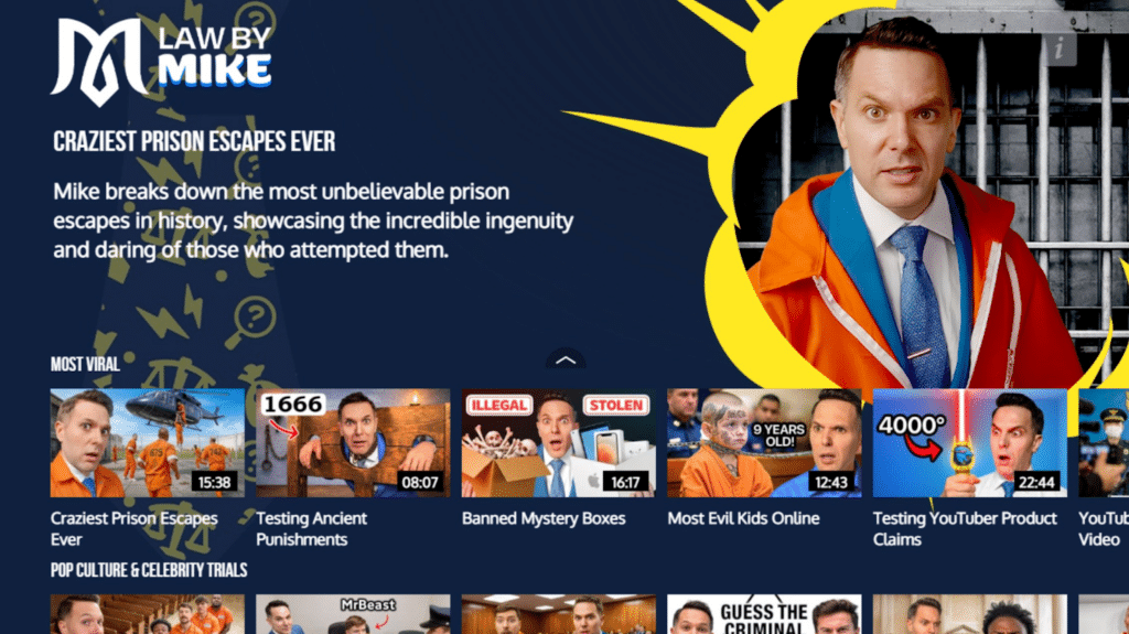 Play.Works Pushes Creator Content Into the Living Room With ‘Law By Mike’