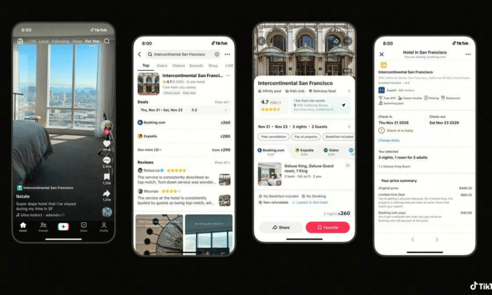 TikTok GO Launches In U.S. With Booking.com, Expedia, And Four Other ...