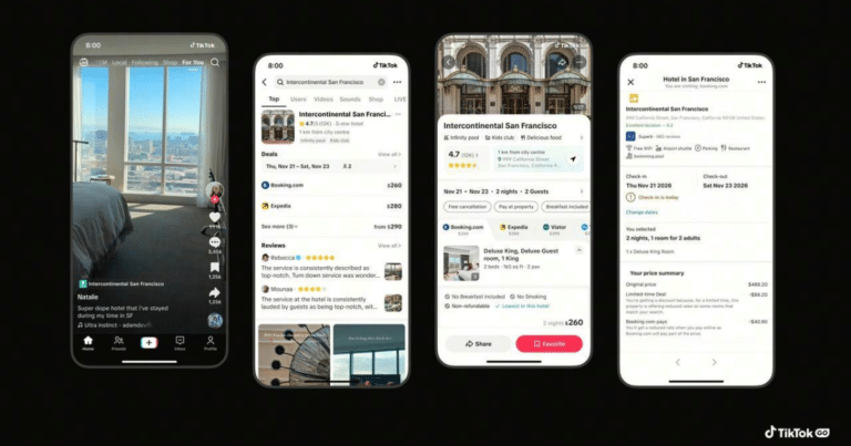 TikTok GO Launches In U.S. With Booking.com, Expedia, And Four Other ...