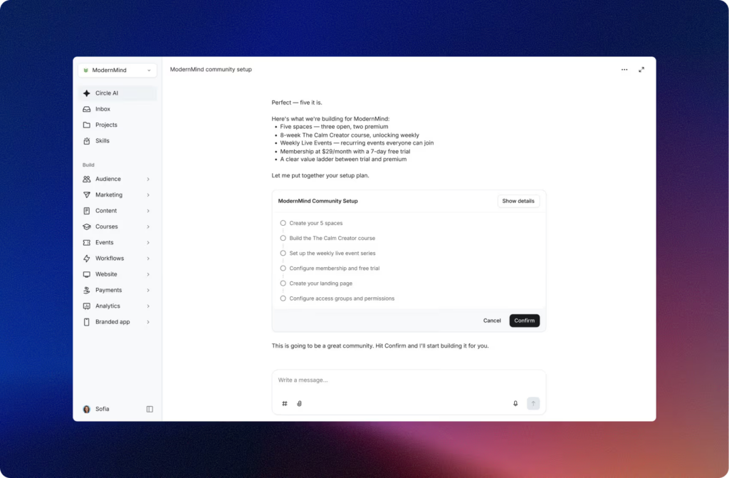 How Circle Built an AI to Run Creator Businesses From the Inside Out