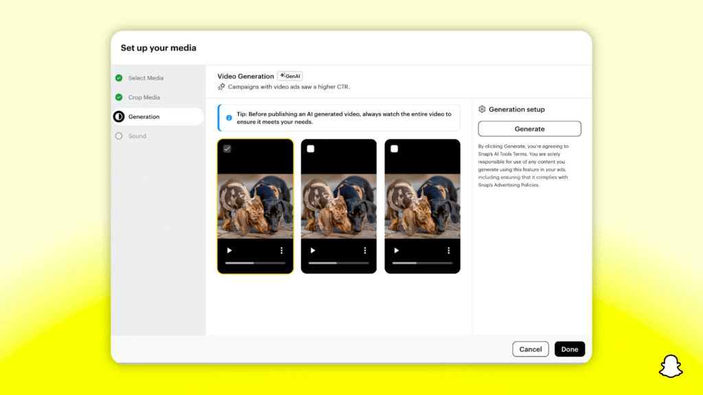 Snap Brings AI Agents To Ads With New Campaign Tools, Creator Network