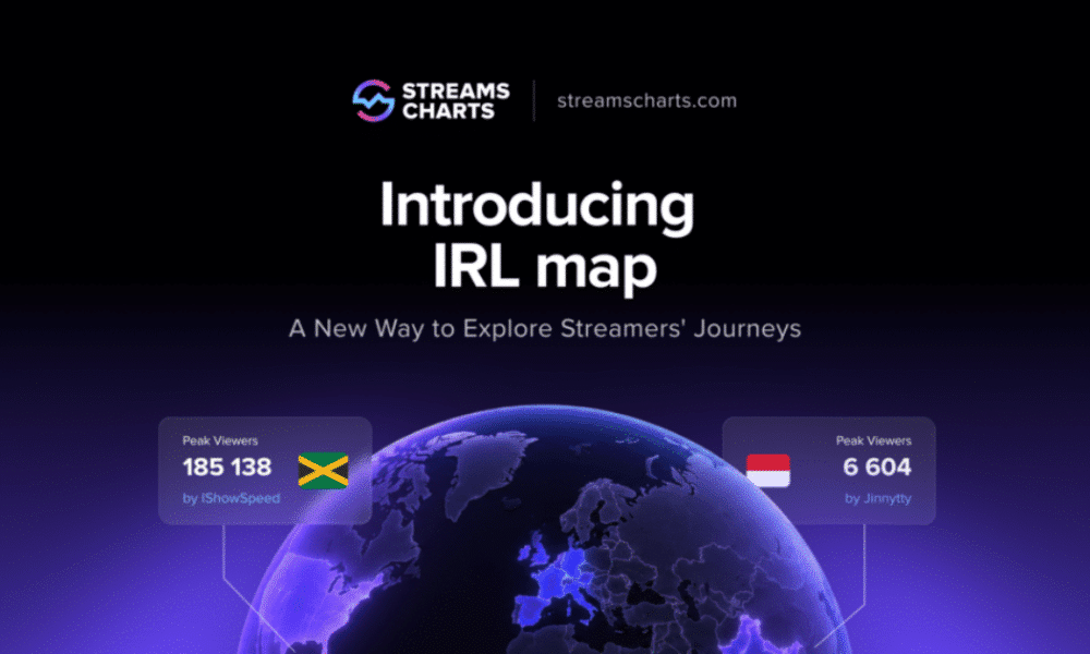 Streams Charts Launches IRL Map, An Interactive Tool For Tracking ...