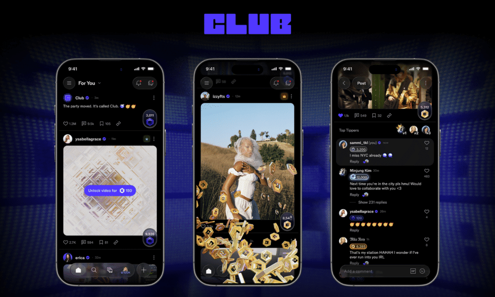 Засновники Stake та Kick запустили платформу монетизації Club.com