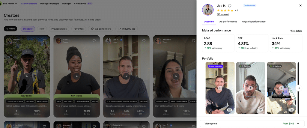 Creator Ad Platform Billo Bets Brands Will Move From One-Off UGC to Long-Term Small Creators