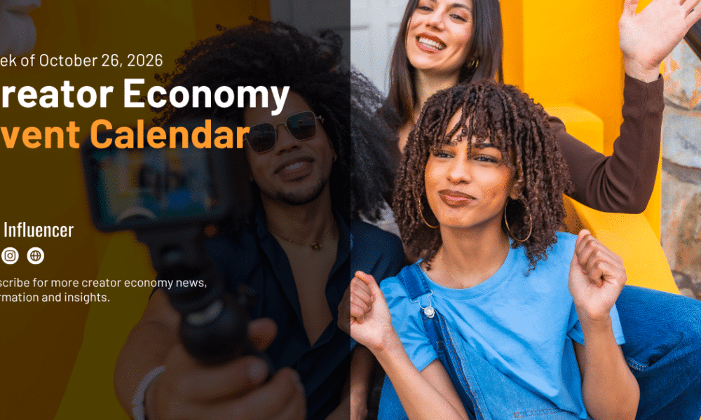 Creator Economy Event Calendar – October 26, 2026 – Digiday, AfroTech, Adobe MAX, And More